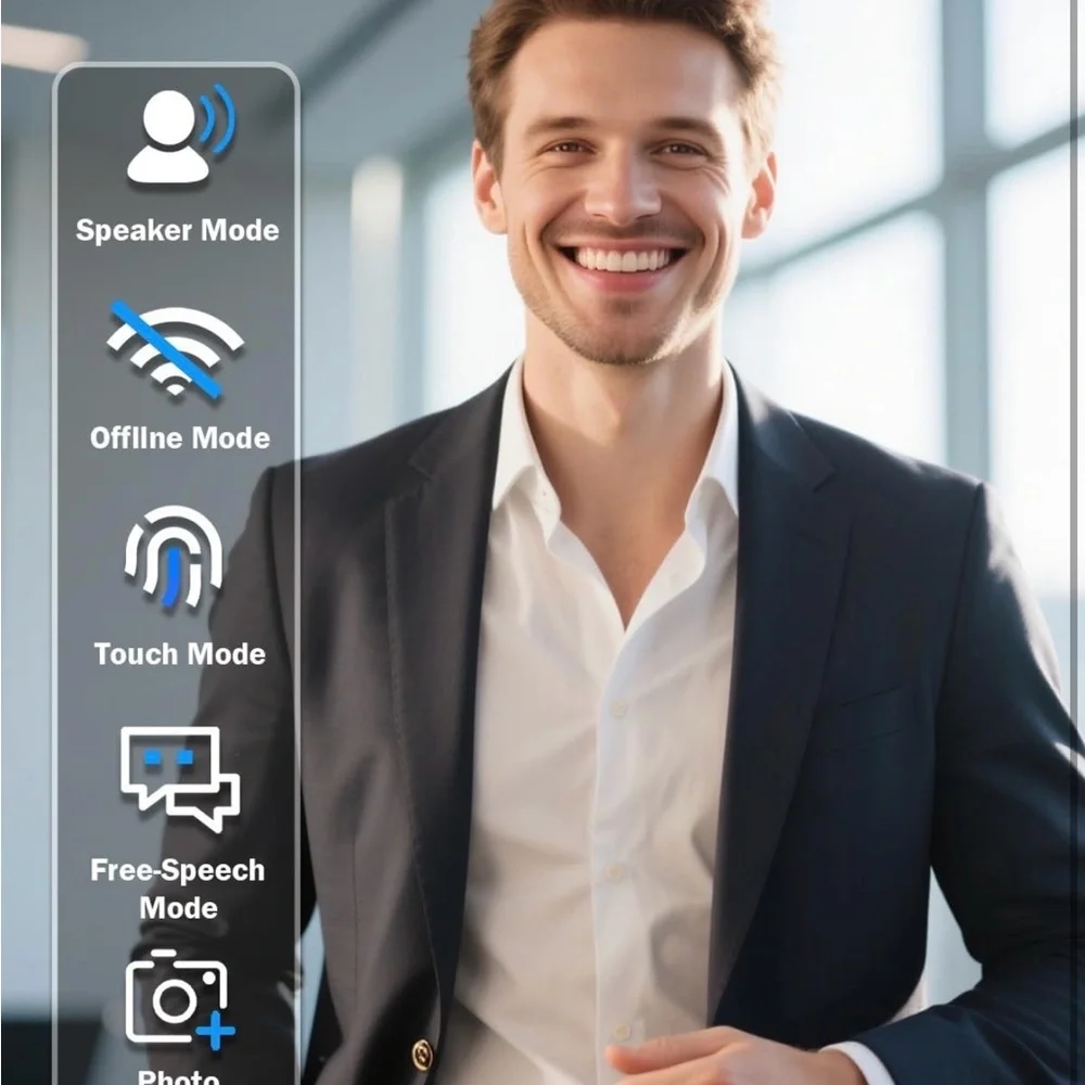 M9 Translation Earbuds— (Beige, Online Version)